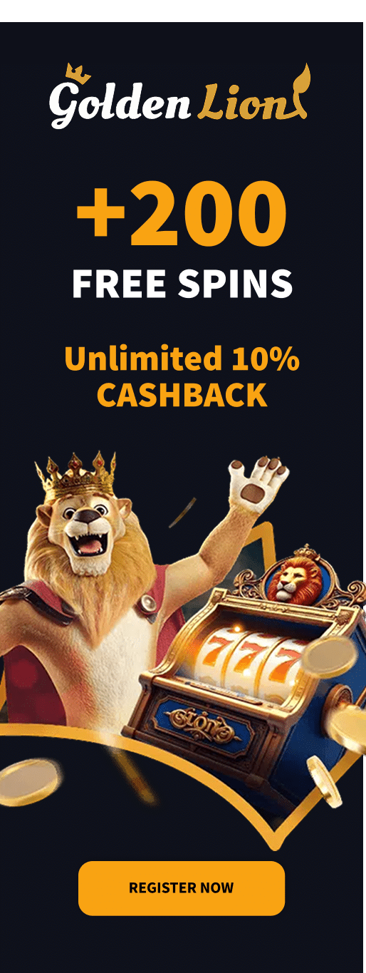 Golden Lion Casino Online Slots United Kingdom Free Spins And Unlimited Cashback