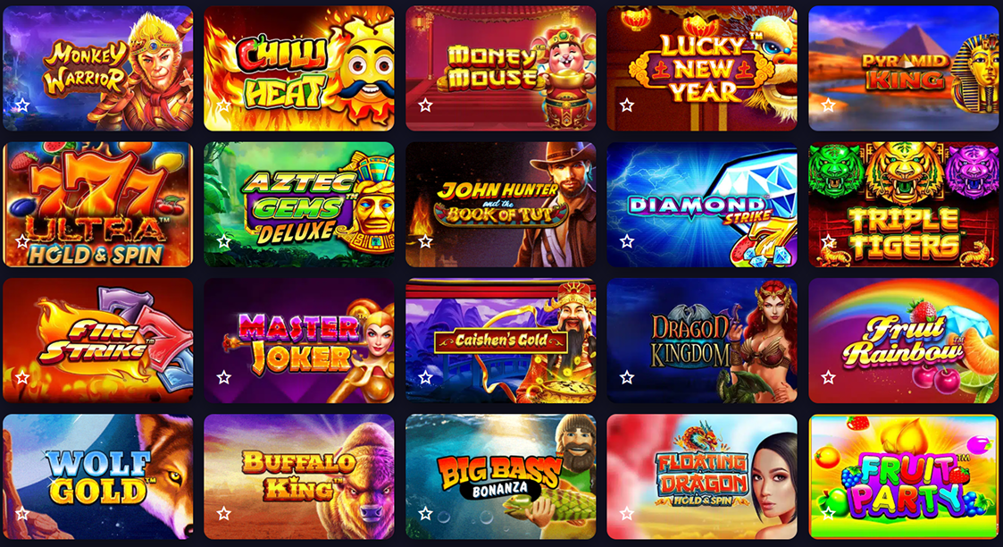 Golden Lion Casino Featured Games